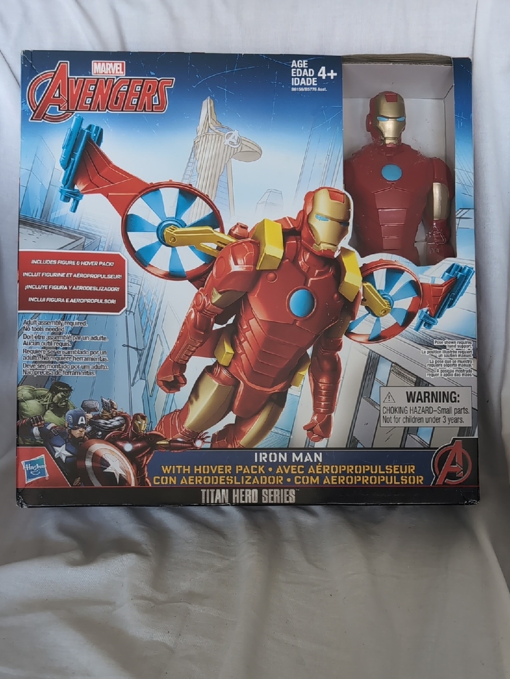 Hasbro Avengers Titan Series Iron Man Action Figure with Hover Pack